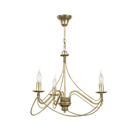 Lustre classique Borlange 3L 3x E14 doré