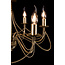 Borlange 6L classic chandelier 6x E14 gold
