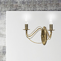 Borlange wall lamp gold 2x E14