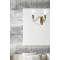 Borlange wall lamp gold 2x E14