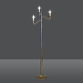 Borlange 3x E14 vloerlamp goud