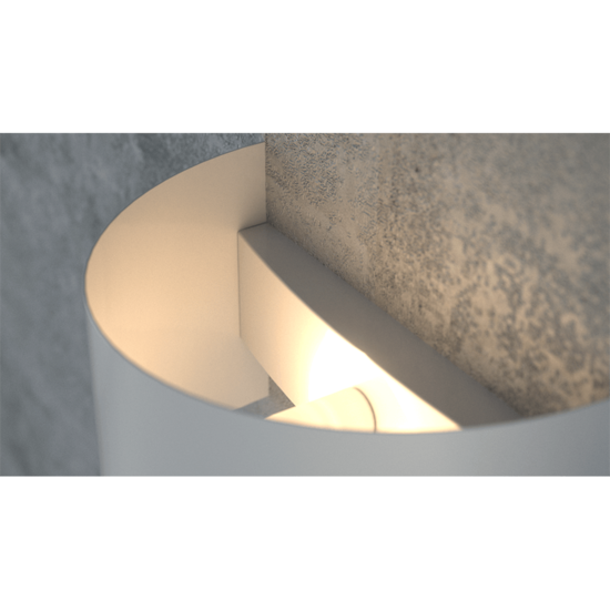 Falun white wall lamp G9