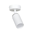 Foco de techo Halmstad blanco 1L orientable con cromo GU10
