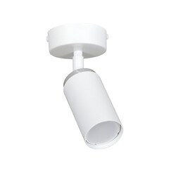 Foco de techo Halmstad blanco 1L orientable con cromo GU10