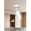 Taby 1L white and wood orientable gu10 ceiling spotlight
