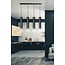 Emibig Emibig Gavle 4L zwarte pendelkoker GU10 met chroom afwerking - Perfect voor moderne interieurs