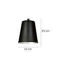 Raahe 4L wit en zwarte richtbare vierkante plafondlamp 4x E27