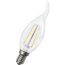 Lámpara vela LED regulable 4W con filamento cuello de cisne