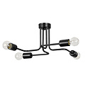 Orebro zwarte plafondlamp 4x E27