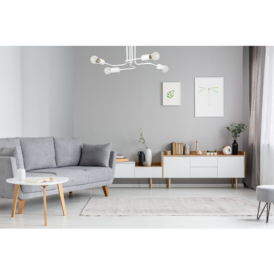 Orebro weiße Deckenleuchte 4x E27