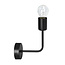 Orebro black wall lamp 1x E27