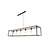 Amsterdam ruggine lange hanglamp 5x E27