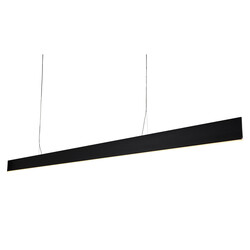 Lampe suspendue noire Rotterdam 42W 2500mm de long