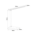 Lampe de bureau LED noire Groningen 2,6W Dimmable + CCT noir