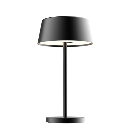 Fantasia Fantasia Darling LED-Schreibtischlampe, 5,3W integrierte LED, schwarz, 3-stufig dimmbar, IP20, Höhe 336mm