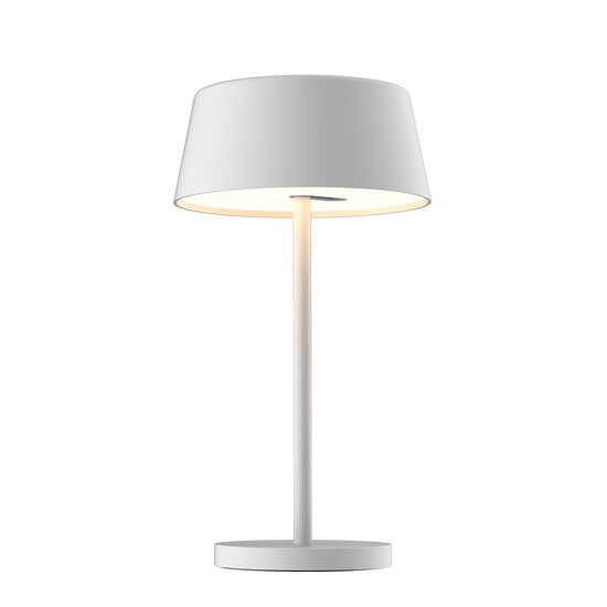 Fantasia Fantasia Darling LED desk lamp, white, 5.3W, 3-step dimmable, Ø183 mm, height 336 mm, IP20