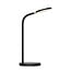 Fantasia Noni lámpara de escritorio LED, 5,5W LED SMD, regulable en 3 pasos, cargador Qi integrado, altura 350 mm, negra