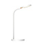 Lampe de bureau LED blanche Utrecht 5,5W dimmable en 3 étapes + chargeur QI blanc