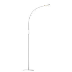 Utrecht witte plooibare vloerlamp 5W 5-staps dimbaar