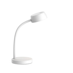 Hungaro white desk lamp SMD LED 4.5W/440Lm matt white
