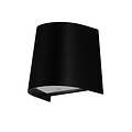 Uruguay wall light IP65, black, GU10 excl