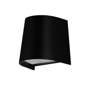 Uruguay wall light IP65, black, GU10 excl