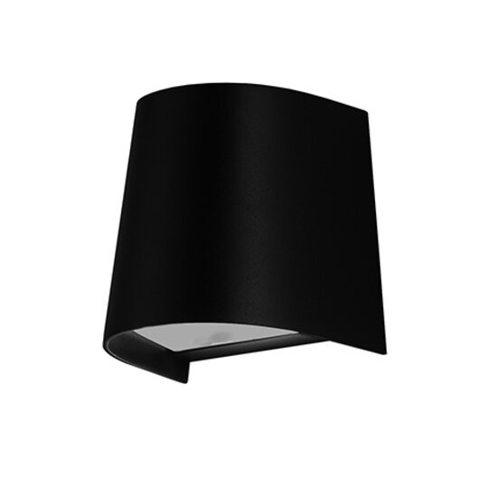 Applique murale Uruguay IP65, noire, GU10 excl