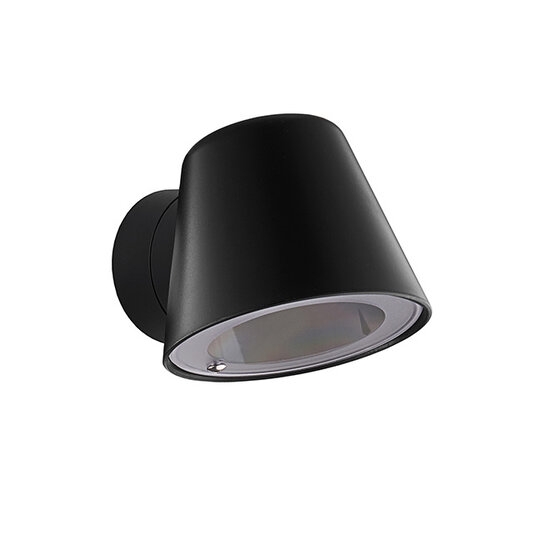 Fantasia Fantasia Tito black outdoor wall light, GU10 socket, bulb not included, IP54 rated