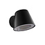 Tito wall light IP54, black, GU10 excl