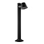 Poteau de jardin simple Tito IP54, noir, GU10 excl