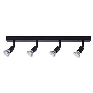 Fantasia RUNE 4-light bar ceiling light GU10 LED dimmable black