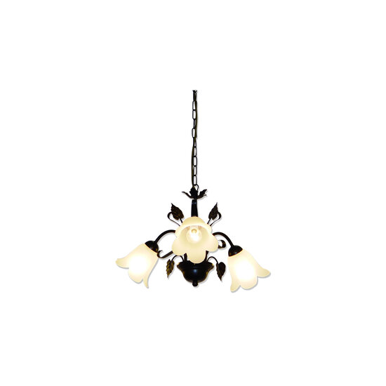 Fantasia Lustre Fantasia ASPER Ø550mm, hauteur 400-870mm, 3x E14 ampoule non incluse, rouille/ambre