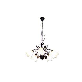 Fantasia Colorado luster roest en amber glas, 5x E14