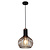 Fantasia Raga hanglamp met E27-fitting, staal, zwart-koper, Ø23,5 cm