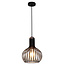 Rio beautiful 1x E27 pendant black + copper Ø23.5cm