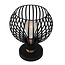 Lampe de table Rio 1x E27 noir + cuivre