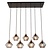 Shary 7x E27 pendant black + copper
