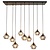 Shary 9x E27 pendant black + copper