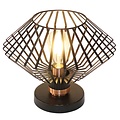 Fantasia Fantasia Shary lámpara de mesa negro+cobre - luminaria de acero con 1x portalámparas E27, IP20