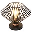 Shary 1x E27 table lamp black + copper