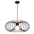 Fantasia Julia suspension noire Ø57cm acier douille E27