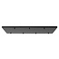 Fantasia socle de montage en saillie 7L, acier noir, 90 x 30 cm, hauteur 25 mm, IP20