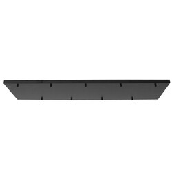 Large black loose surface-mounted base 9L, black, 115cm