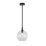 Fantasia Fantasia Aris hanglamp Ø200mm, E27 fitting, zwart metaal met helder glas, 1 lichtpunt, IP20