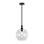 Aris hanging lamp Ø250mm E27 Black, clear glass