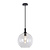 Aris hanglamp Ø300mm E27 Zwart, helder glas