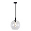 Aris hanging lamp Ø300mm E27 Black, clear glass