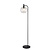 Fantasia Fantasia Osira vloerlamp E27 zwart, helder glas Ø250mm