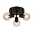 Aris plafond licht 3x E14 helder glas