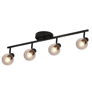 Fantasia Aris ceiling light bar 4x E14 clear glass